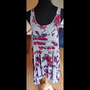 FREE PEOPLE Voile and Lace Trapeze Slip